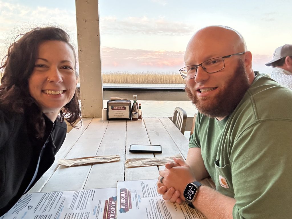 Barnabas and Marissa Dinner On The Bay