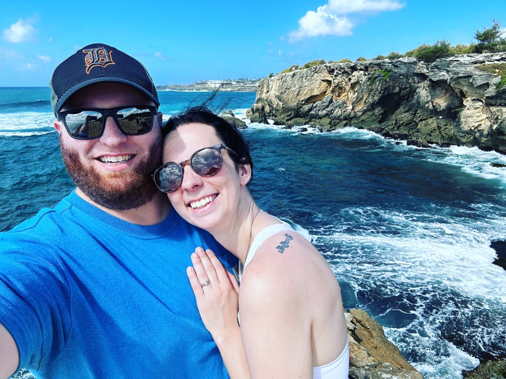Barnabas and Marissa in Hawaii